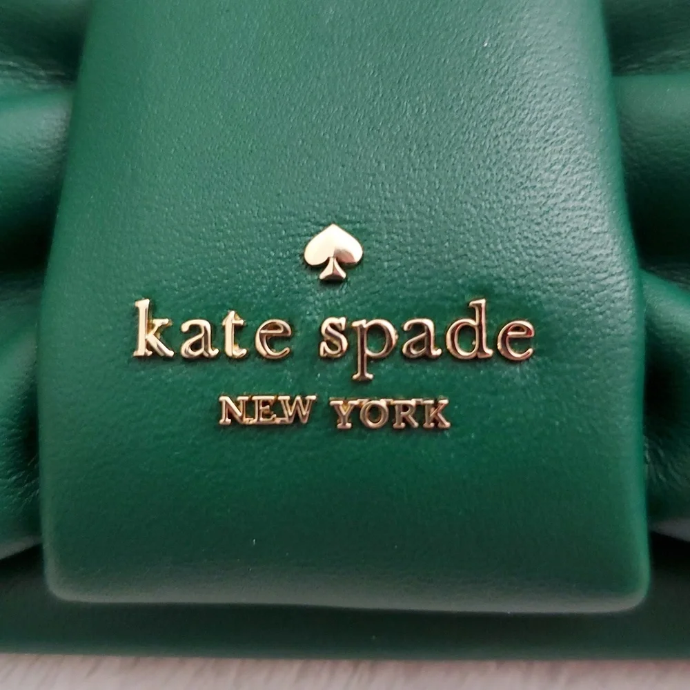 Kate Spade Smooth Leather Millie Bow Wristlet